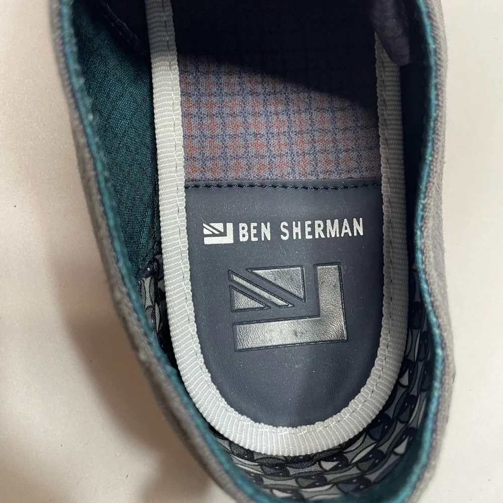 Ben Sherman grey canvas boat shoes men’s sz 8.5 (41.5 EU) *like new*